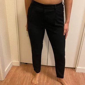 Uniqlo Black tapered trousers